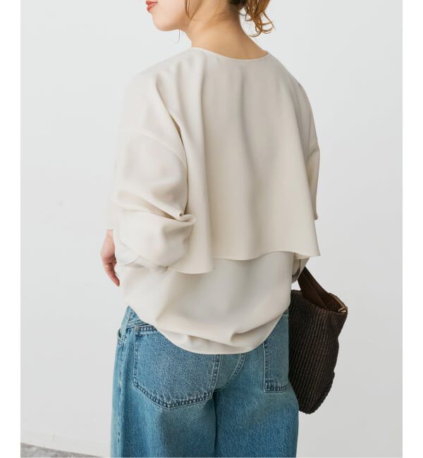 Spick and Span「《セットアップ可 / 予約》ウォッシャブルヨークブラウス」|シャツ・ブラウス|