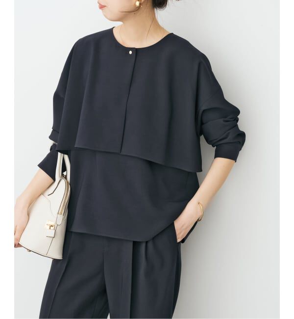 Spick and Span「《セットアップ可 / 予約》ウォッシャブルヨークブラウス」|シャツ・ブラウス|