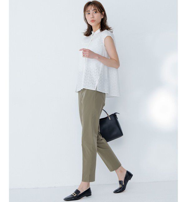 組曲「エンブロイダリーレースノースリーブ ブラウス」|シャツ・ブラウス|