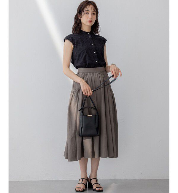 組曲「エンブロイダリーレースノースリーブ ブラウス」|シャツ・ブラウス|