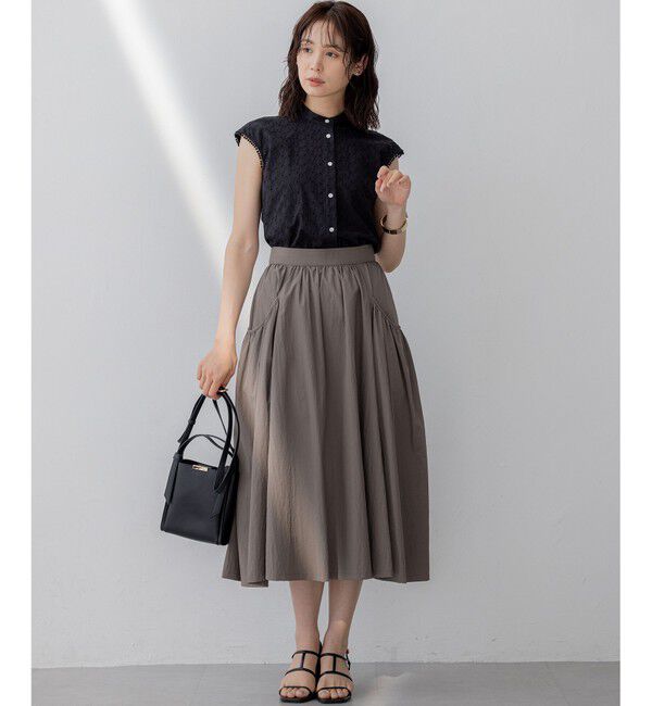 組曲「エンブロイダリーレースノースリーブ ブラウス」|シャツ・ブラウス|