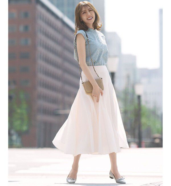 組曲「エンブロイダリーレースノースリーブ ブラウス」|シャツ・ブラウス|