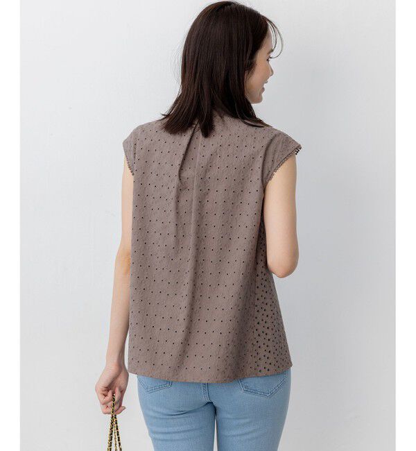 組曲「エンブロイダリーレースノースリーブ ブラウス」|シャツ・ブラウス|