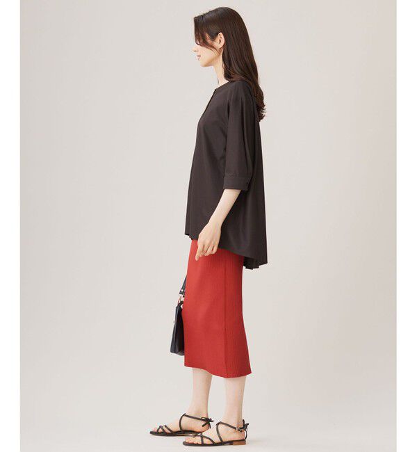 自由区「【カタログ掲載・洗える】リヨセルコットンツイル ブラウス」|シャツ・ブラウス|