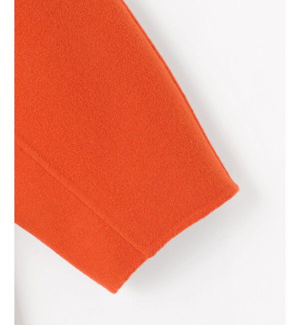 自由区「【SHIHOさん着用】ウールリバーノーカラー コート」|ノーカラーコート|