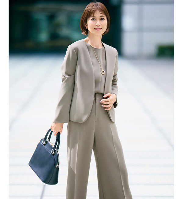 自由区「【カタログ掲載】【MILOS】レザーポケット バッグ」|ハンドバッグ|