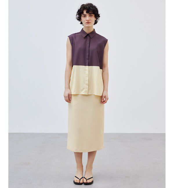 BEIGE,「【洗える】SERBES / ノースリーブブラウス」|シャツ・ブラウス|