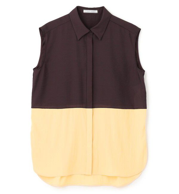 BEIGE,「【洗える】SERBES / ノースリーブブラウス」|シャツ・ブラウス|