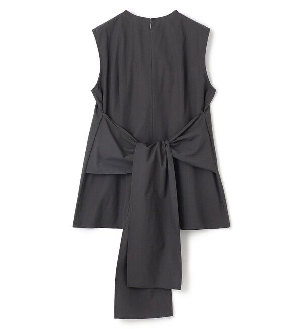 BEIGE,「【洗える・GISELe 6月号掲載】MALLOW / バックリボンコットンノースリーブブラウス」|シャツ・ブラウス|