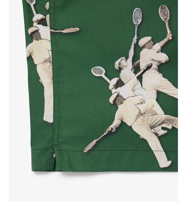 LACOSTE「ルネ・ラコステテキスタイルオープンカラーシャツ」|シャツ・ブラウス|