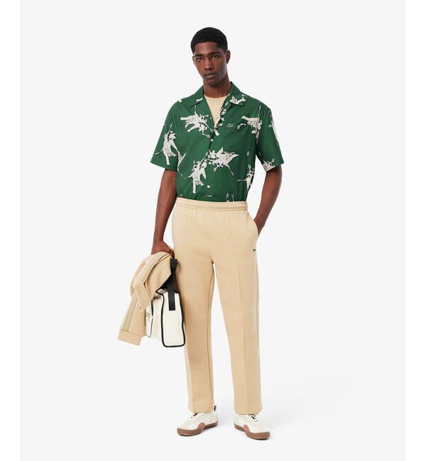 LACOSTE「ルネ・ラコステテキスタイルオープンカラーシャツ」|シャツ・ブラウス|