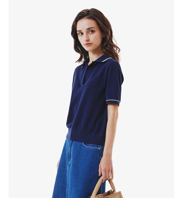LACOSTE「スキッパーネックポロシャツ」|ポロシャツ|