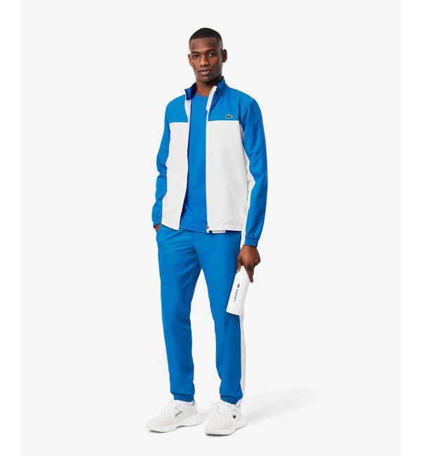 LACOSTE「アシンメトリーデザインウルトラドライ鹿の子Tシャツ」|Tシャツ・カットソー|