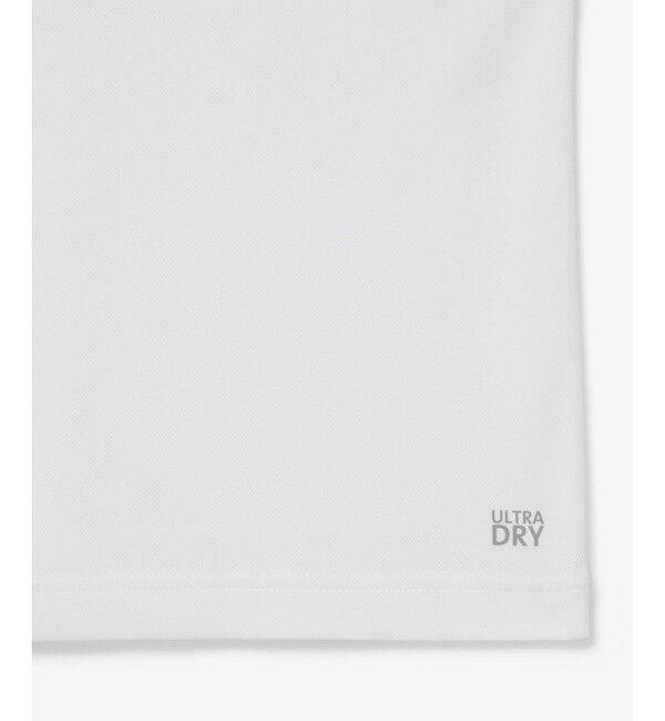 LACOSTE「アシンメトリーデザインウルトラドライ鹿の子Tシャツ」|Tシャツ・カットソー|