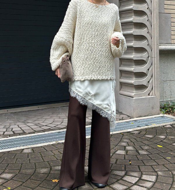  「アシメレースキャミ」|シャツ・ブラウス|