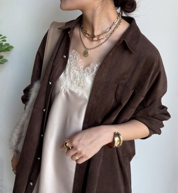  「アシメレースキャミ」|シャツ・ブラウス|