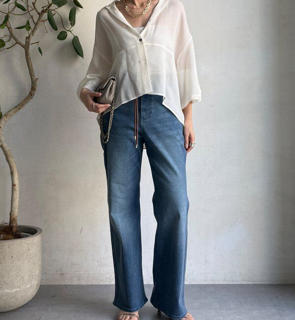  「ストレッチフレアデニム」|デニム|