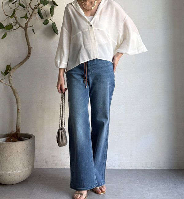  「ストレッチフレアデニム」|デニム|