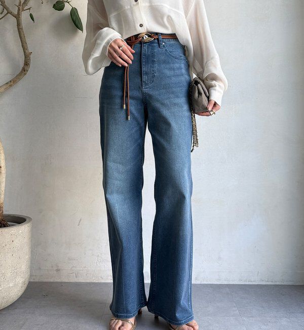  「ストレッチフレアデニム」|デニム|