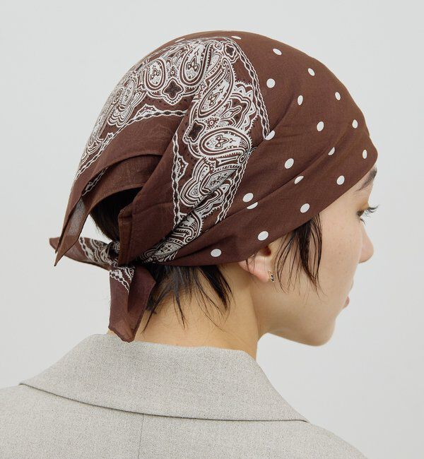  「ペイズリードットスカーフ」|バンダナ・スカーフ|