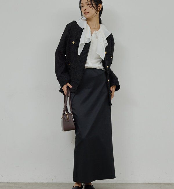  「ミックスヤーンツイードジャケット」|ベスト・ジレ|