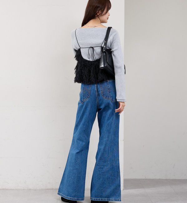  「フェザーフリンジ キャミビスチェ」|シャツ・ブラウス|