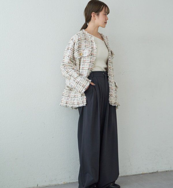  「【インフルエンサー＠akane_nagataコラボ】ツイードジャケット」|その他|