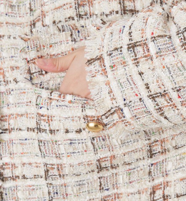  「【インフルエンサー＠akane_nagataコラボ】ツイードジャケット」|その他|