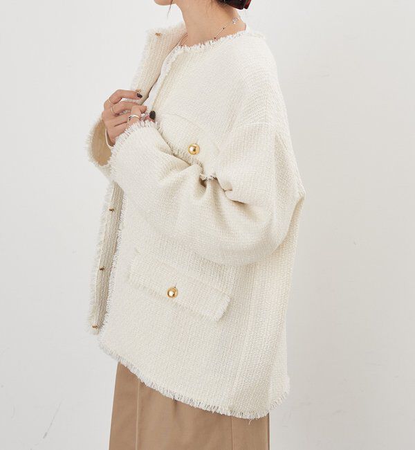  「【インフルエンサー＠akane_nagataコラボ】ツイードジャケット」|その他|