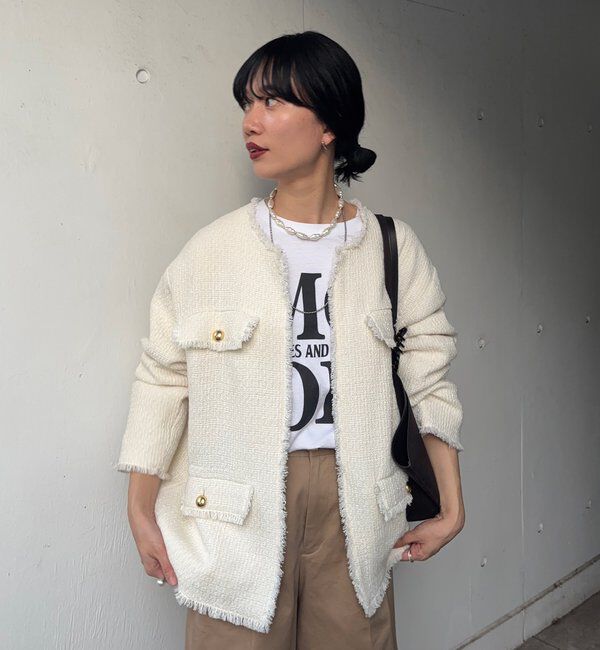  「【インフルエンサー＠akane_nagataコラボ】ツイードジャケット」|その他|