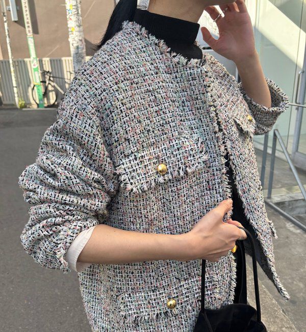  「【インフルエンサー＠akane_nagataコラボ】ツイードジャケット」|その他|