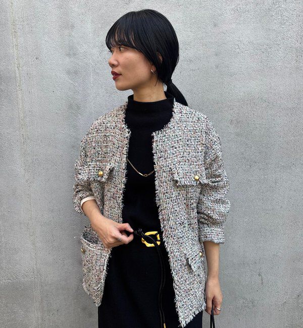  「【インフルエンサー＠akane_nagataコラボ】ツイードジャケット」|その他|