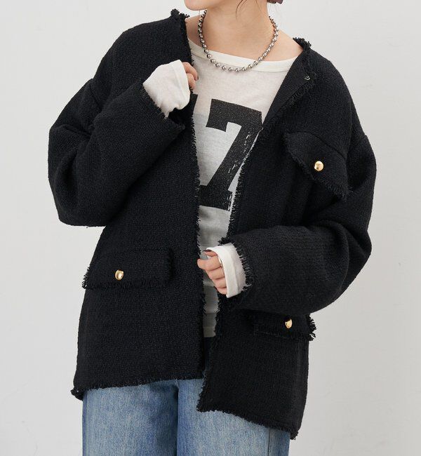  「【インフルエンサー＠akane_nagataコラボ】ツイードジャケット」|その他|