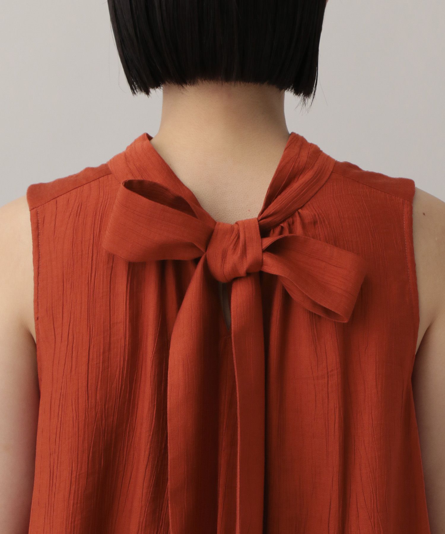 A part by 「ボウタイブラウスノースリーブ」|シャツ・ブラウス|