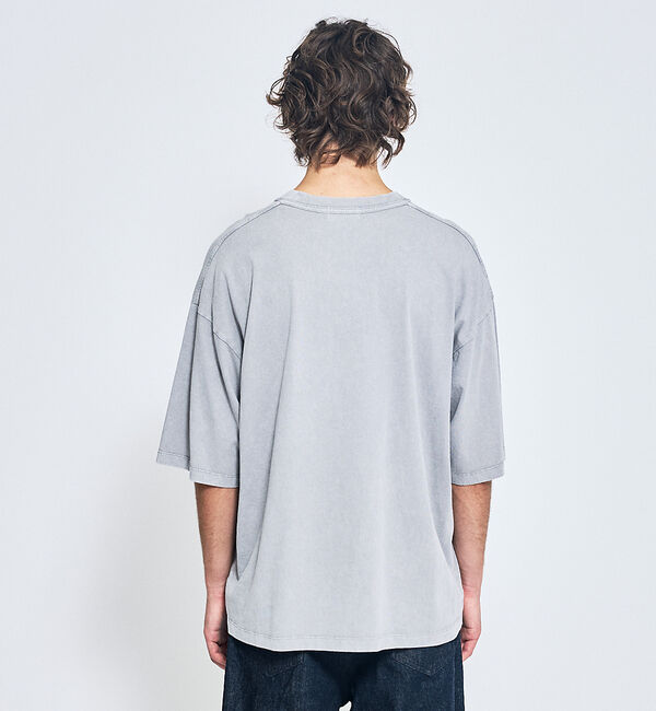ABAHOUSE「【ヴィンテージ加工】パウダーウォッシュ 半袖Tシャツ / オーバーサイズ」|Tシャツ・カットソー|