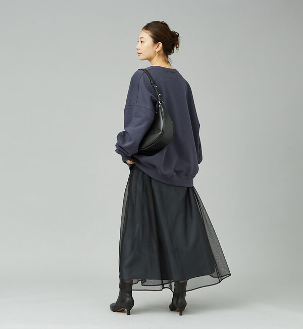 Rouge vif「シアー切替ギャザースカート」|スカート|