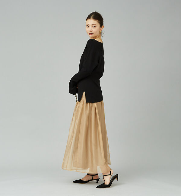 Rouge vif「総針フレアスリーブプルオーバー」|ニット・セーター|