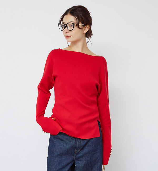 Rouge vif「総針フレアスリーブプルオーバー」|ニット・セーター|