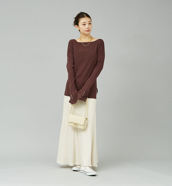 Rouge vif「総針フレアスリーブプルオーバー」|ニット・セーター|