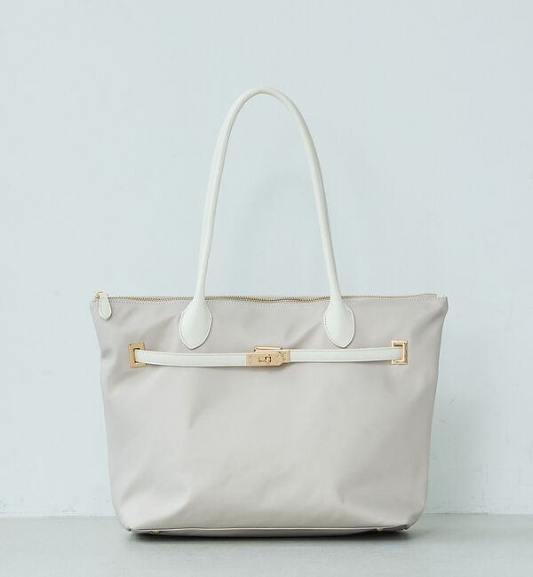 LOWELL things「【kariさんコラボ】多機能BELTEDナイロントート/A4/通勤/16インチP」|ビジネスバッグ|