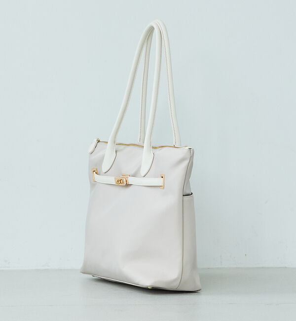 LOWELL things「【kariさんコラボ】多機能BELTEDナイロントート/A4/通勤/16インチP」|ビジネスバッグ|