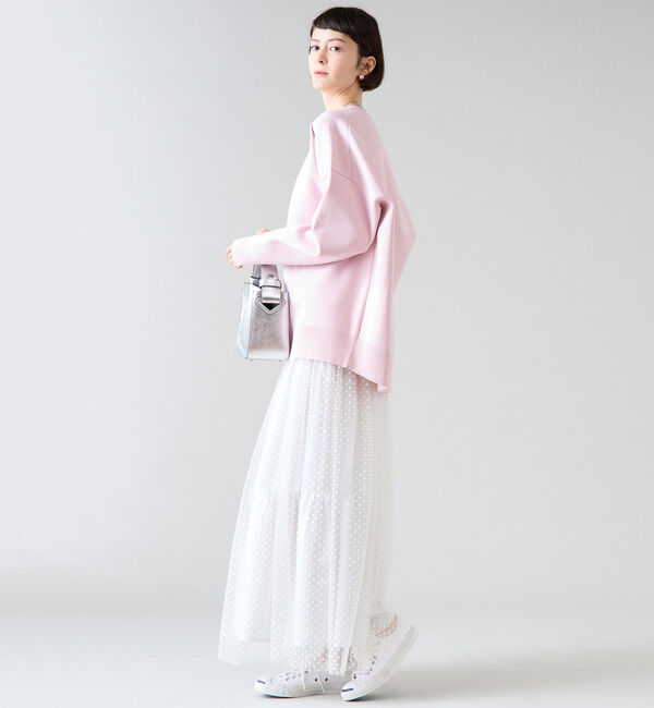 TIARA「ドットプリントチュールスカート」|スカート|