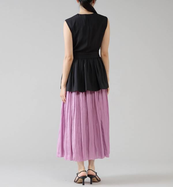 TIARA「リボンアクセントジレ」|シャツ・ブラウス|