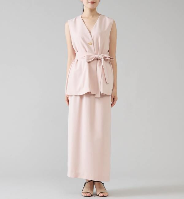 TIARA「リボンアクセントジレ」|シャツ・ブラウス|