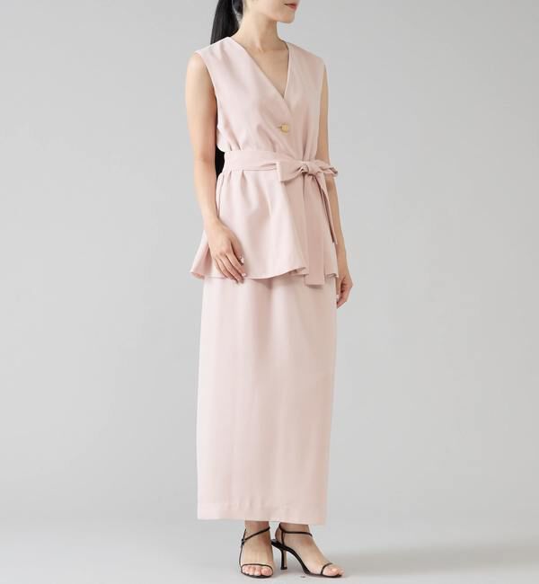 TIARA「リボンアクセントジレ」|シャツ・ブラウス|