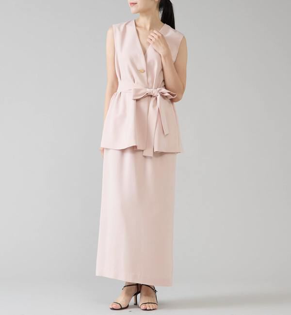 TIARA「リボンアクセントジレ」|シャツ・ブラウス|