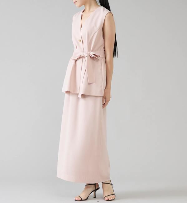 TIARA「リボンアクセントジレ」|シャツ・ブラウス|