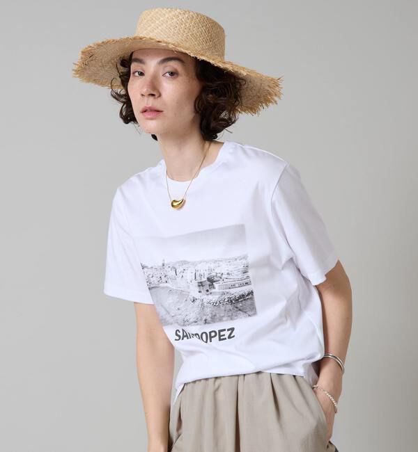 Liesse「フォト半袖Tシャツ」|Tシャツ・カットソー|