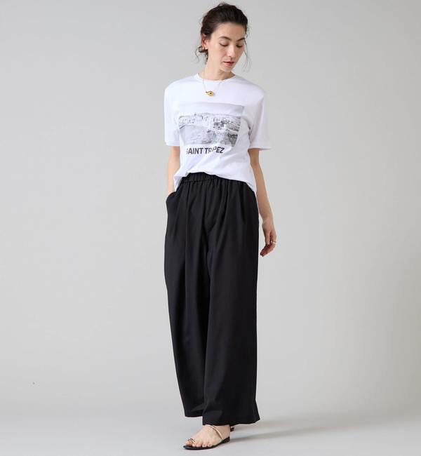 Liesse「フォト半袖Tシャツ」|Tシャツ・カットソー|