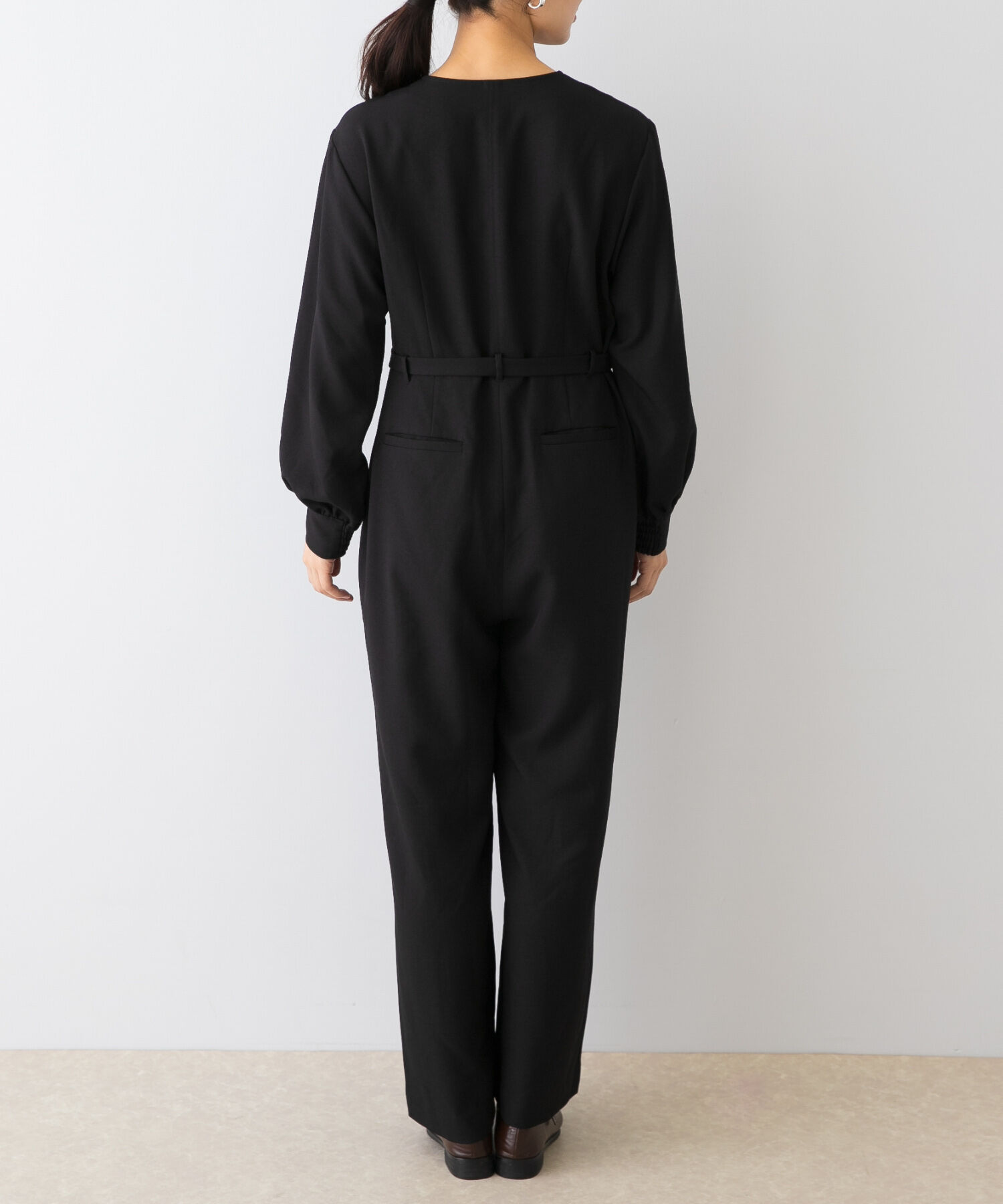 URBAN RESEARCH ROSSO「『UR TECH SMOOTHLUXE』F by ROSSO　ハーフZIPジャンプスーツ」|スカート|